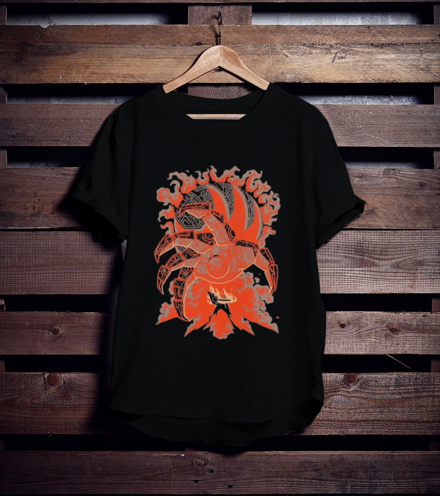 Okami Everlasting Darkness Fire Spirit And Flames T-Shirt