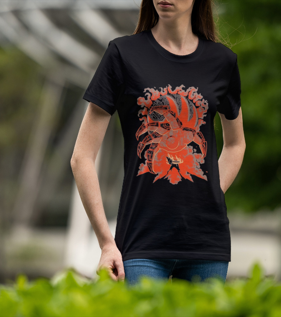 Okami Everlasting Darkness Fire Spirit And Flames T-Shirt