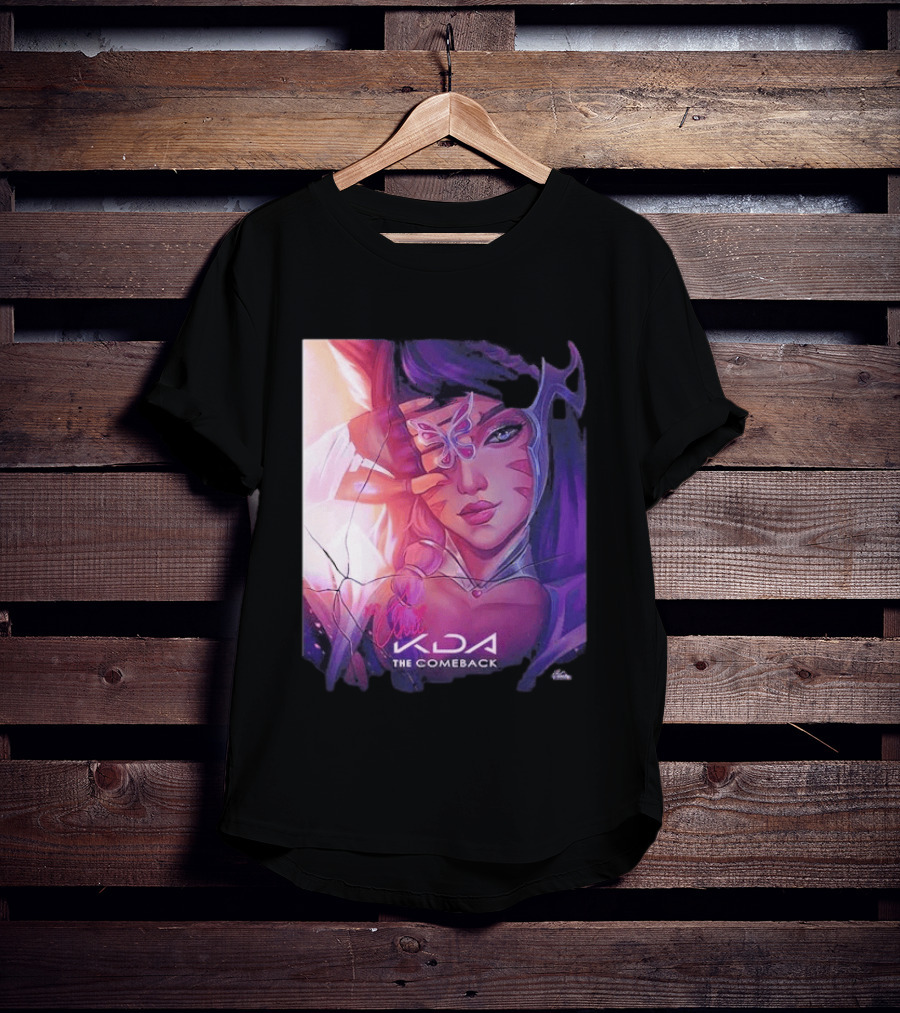 Ahri KDA The Comeback Arcane League Of Legends By Nikkotari T-Shirt