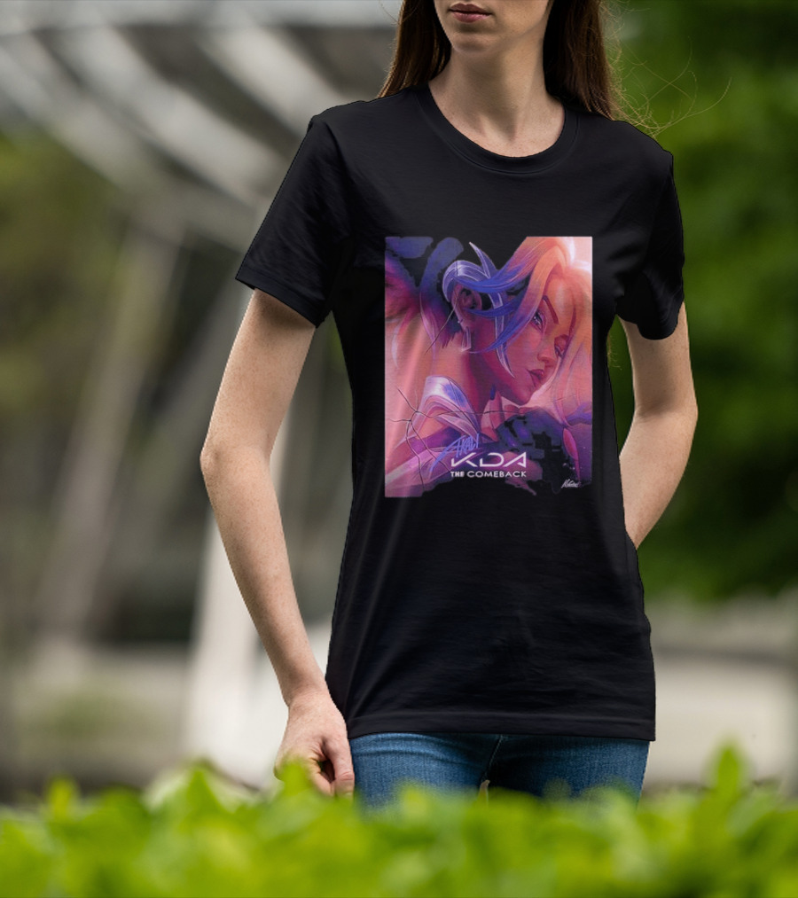 Akali KDA The Comeback Arcane League Of Legends Nikkotari T-Shirt