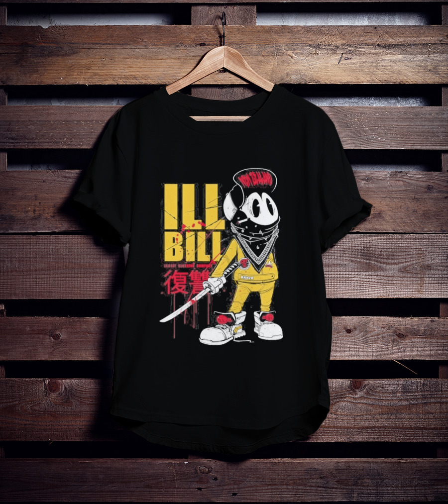 Ill Bill Redrat Illicit Drippy Character With Red And Yellow Details T-Shirt