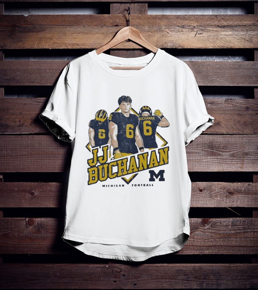 JJ Buchanan 6 Michigan Wolverines Football M T-Shirt