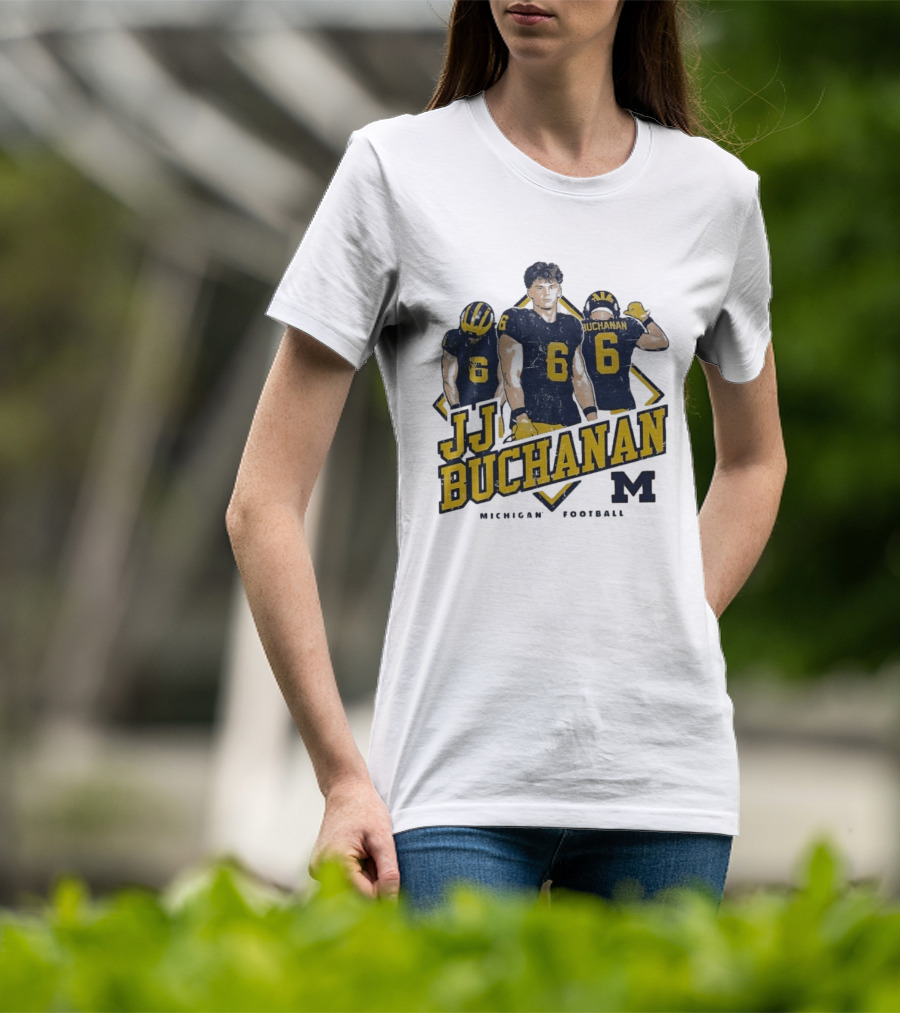 JJ Buchanan 6 Michigan Wolverines Football M T-Shirt