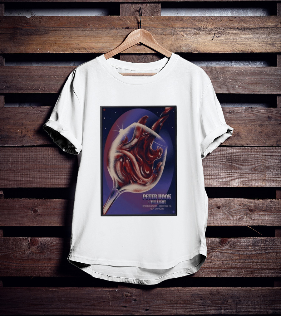 Peter Hook And The Light Mountain Winery Saratoga CA Sept 22 2026 T-Shirt