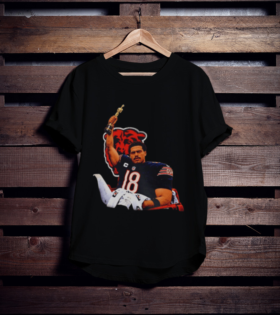 Caleb Williams Chicago Bears Oscar Meme Insight With Iconic Pose And Team Concept T-Shirt