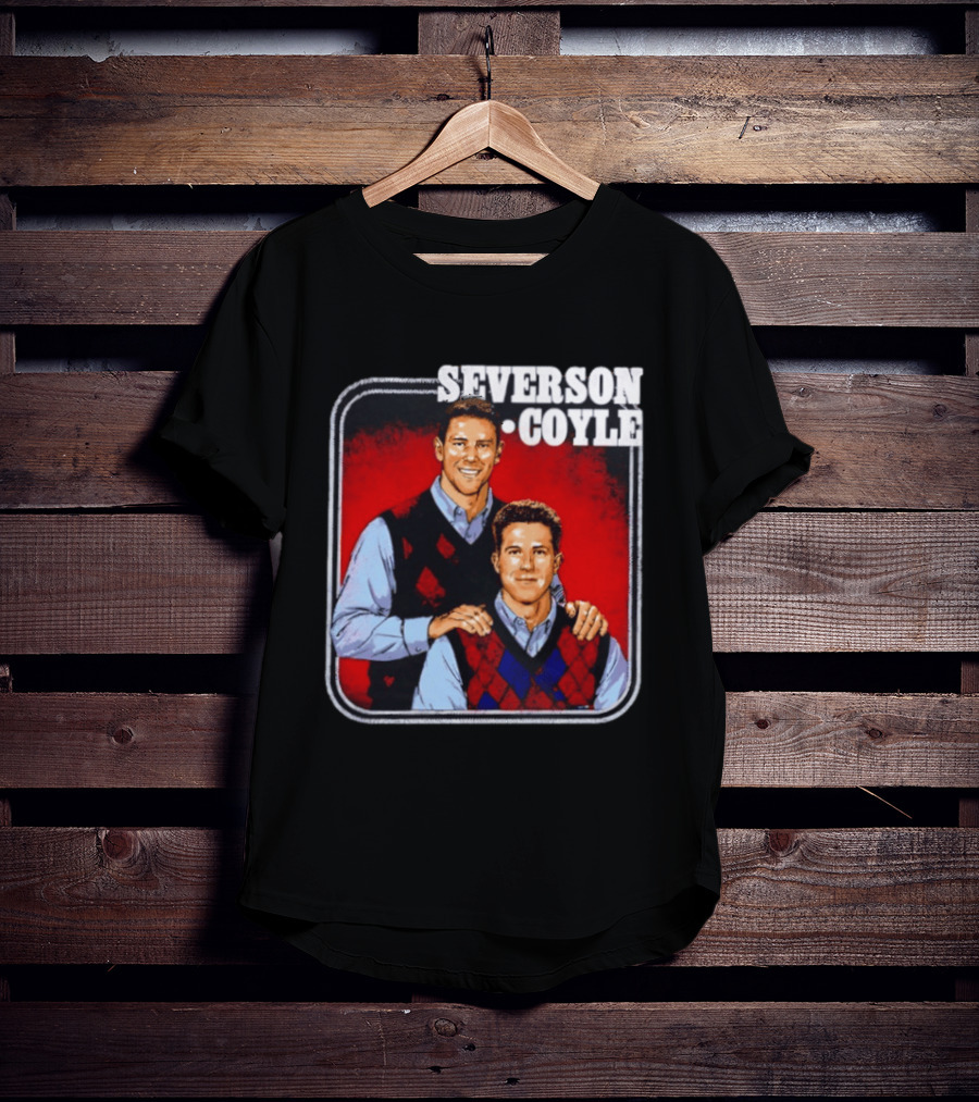 Severson Coyle Columbus Blue Jackets Step Brothers T-Shirt