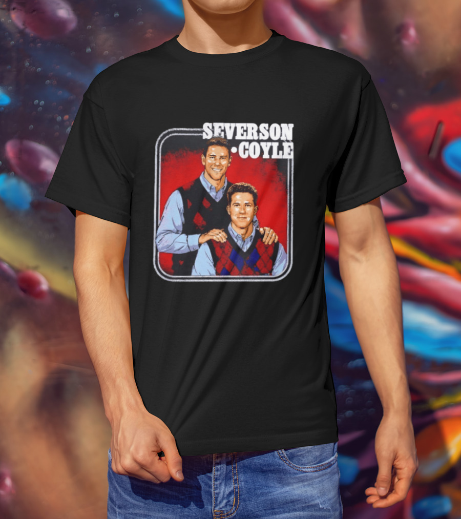 Severson Coyle Columbus Blue Jackets Step Brothers T-Shirt
