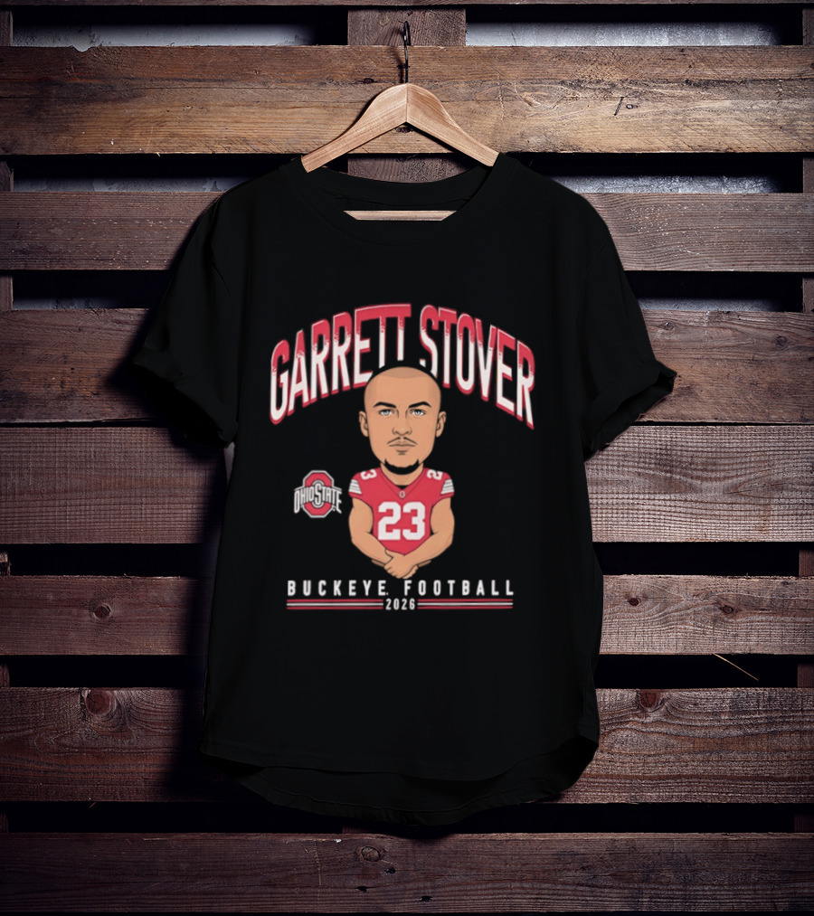 Garrett Stover Buckeye Football 2023 Ohio State 23 T-Shirt