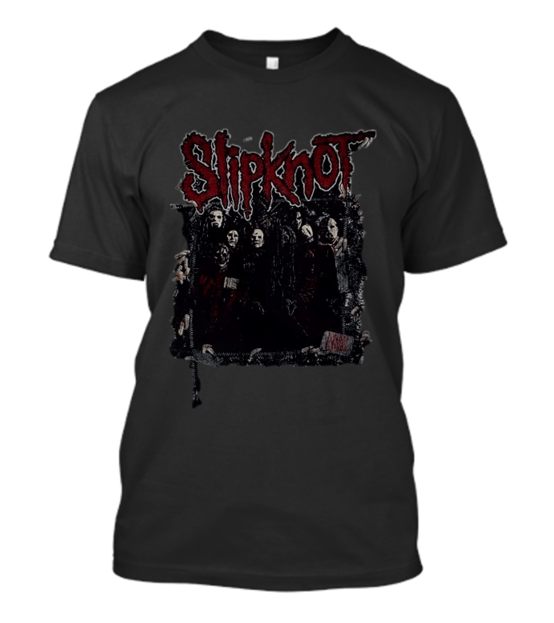 Slipknot Band Members Group Image Impericon Zipped T-Shirt