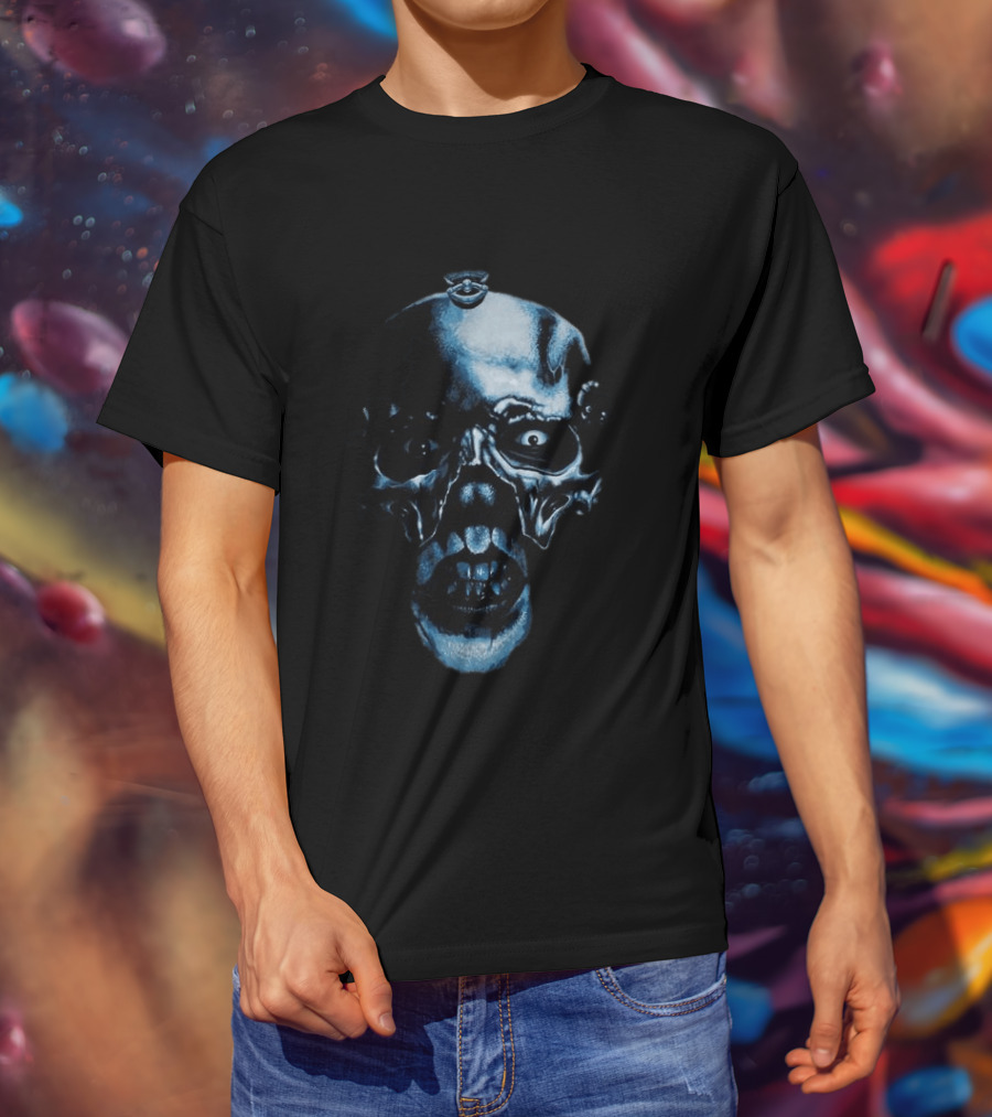 Impericon Ghost Skull Face Creepy Horror Teef T-Shirt
