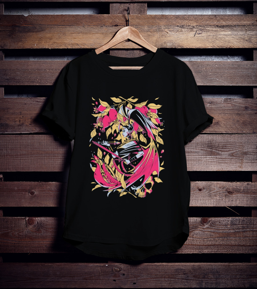 Hades First Of The Furies Mythical Foliage Sword T-Shirt
