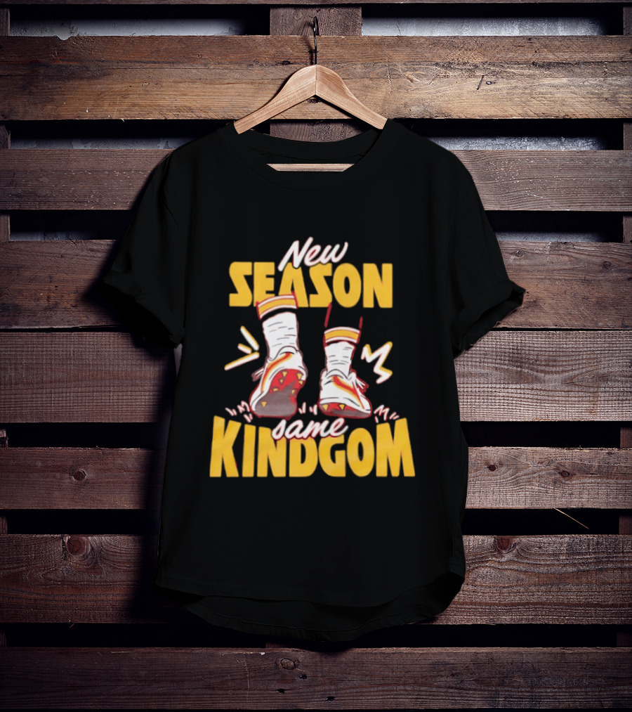 New Season Same Kingdom Kansas City Chiefs Socks And Cleats T-Shirt
