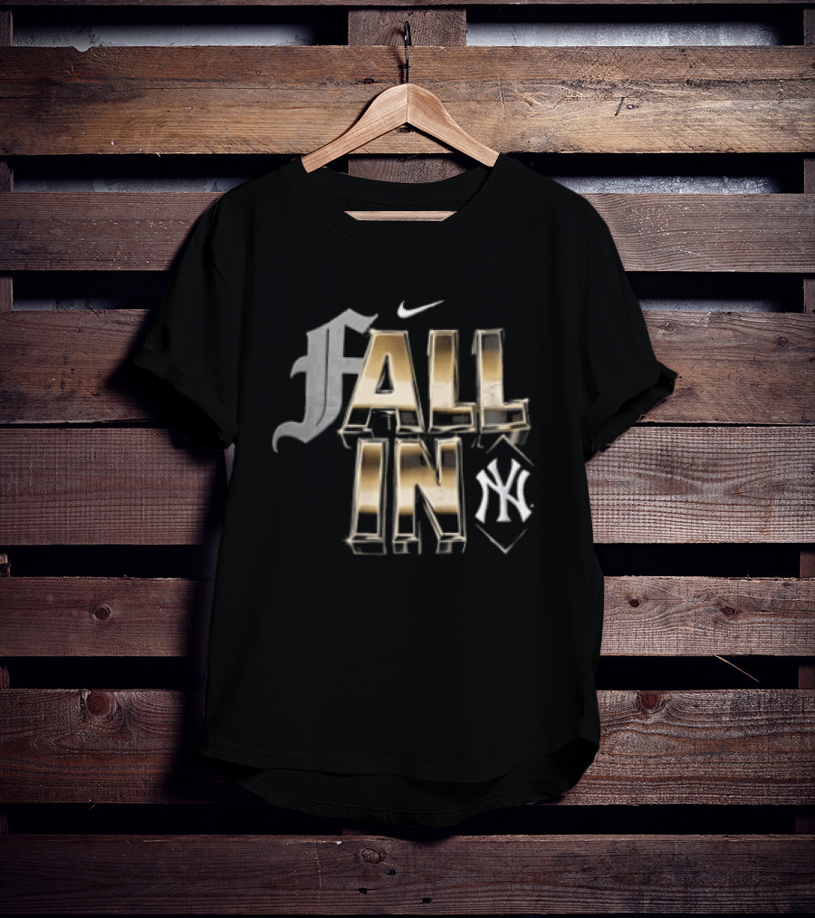 Nike Fall In New York Yankees Gold Metallic F T-Shirt