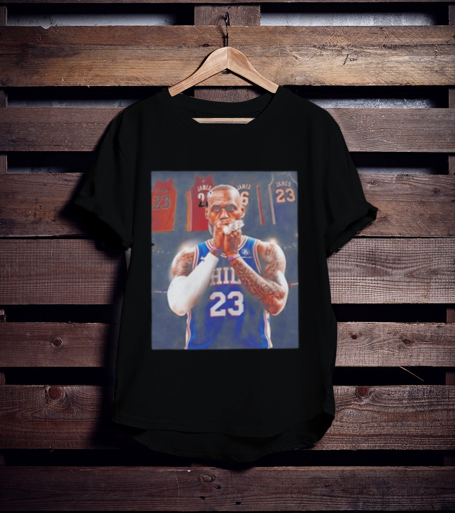LeBron James Rings Los Angeles Lakers 23 Jerseys 76ers 23 T-Shirt