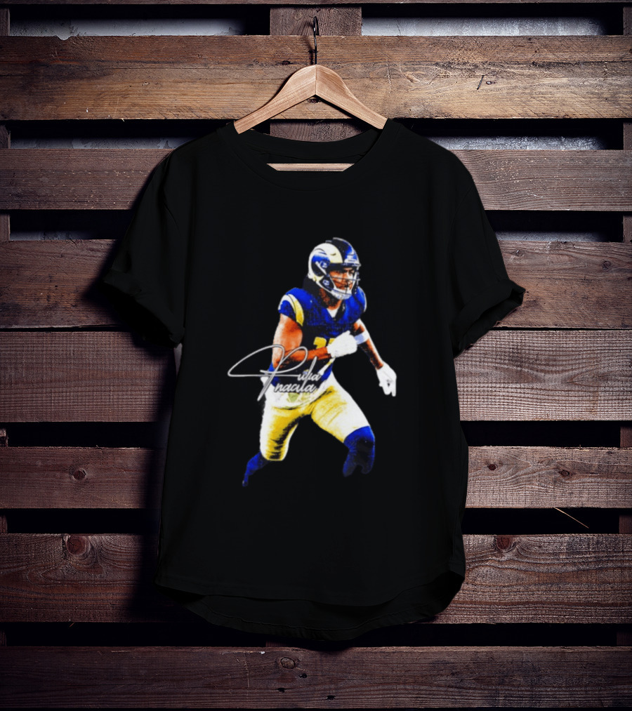 Puka Nacua Los Angeles Rams Player Signature NFL Football T-Shirt