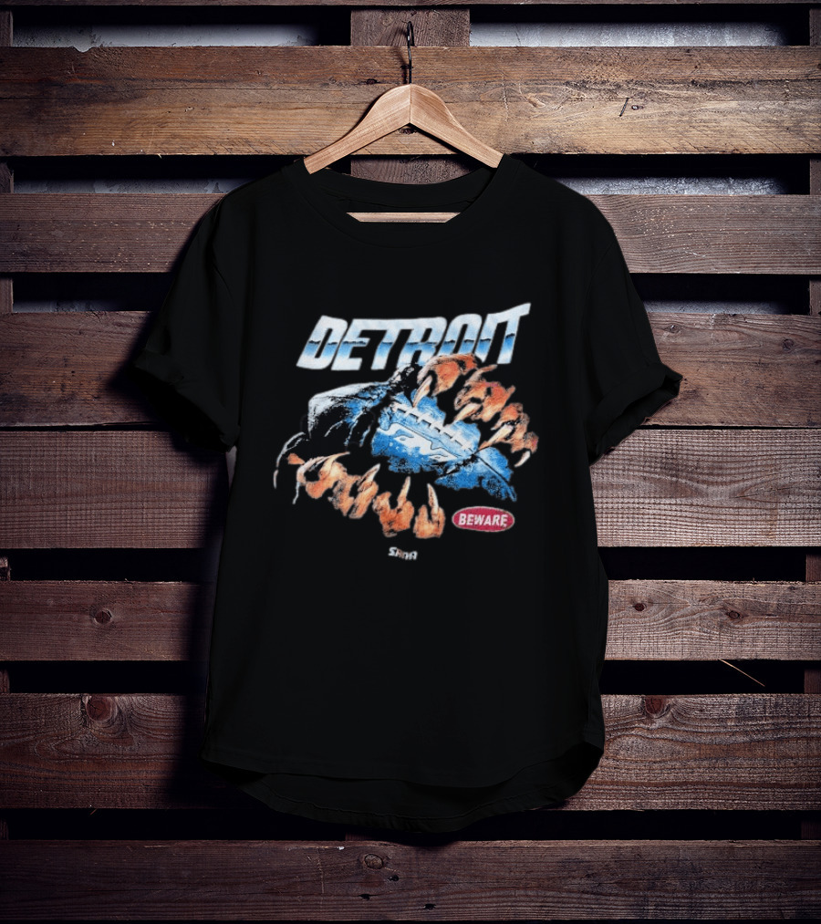 Sana Detroit Beware Football Claws T-Shirt