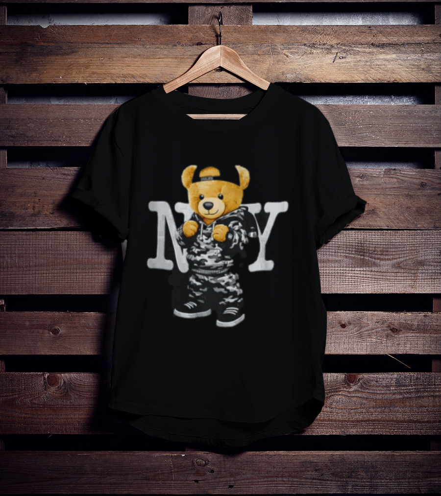 Teddy Bear Camouflage NY T-Shirt