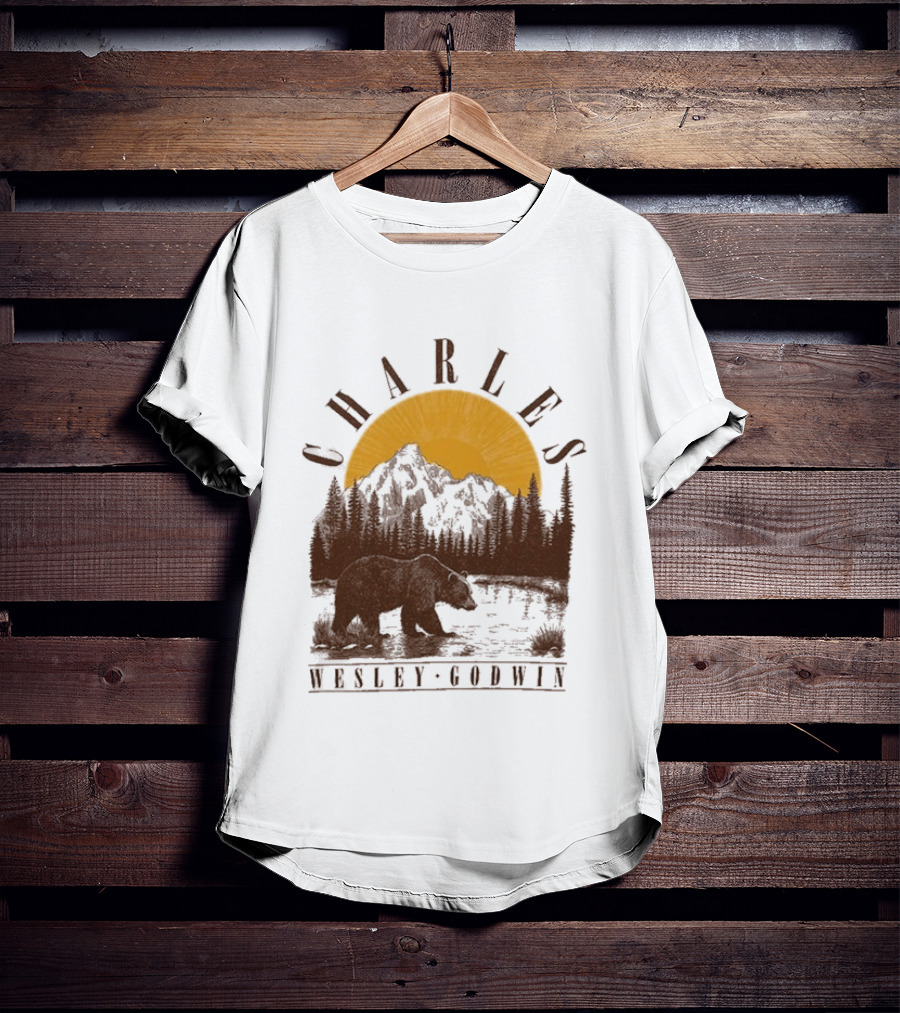 Charles Wesley Godwin Bear Mountain Sunset Forest T-Shirt
