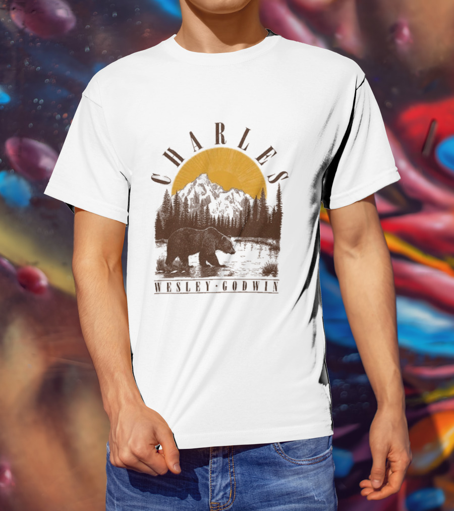 Charles Wesley Godwin Bear Mountain Sunset Forest T-Shirt