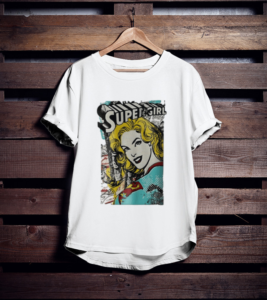 Supergirl DC Comics Blonde Woman Pop T-Shirt