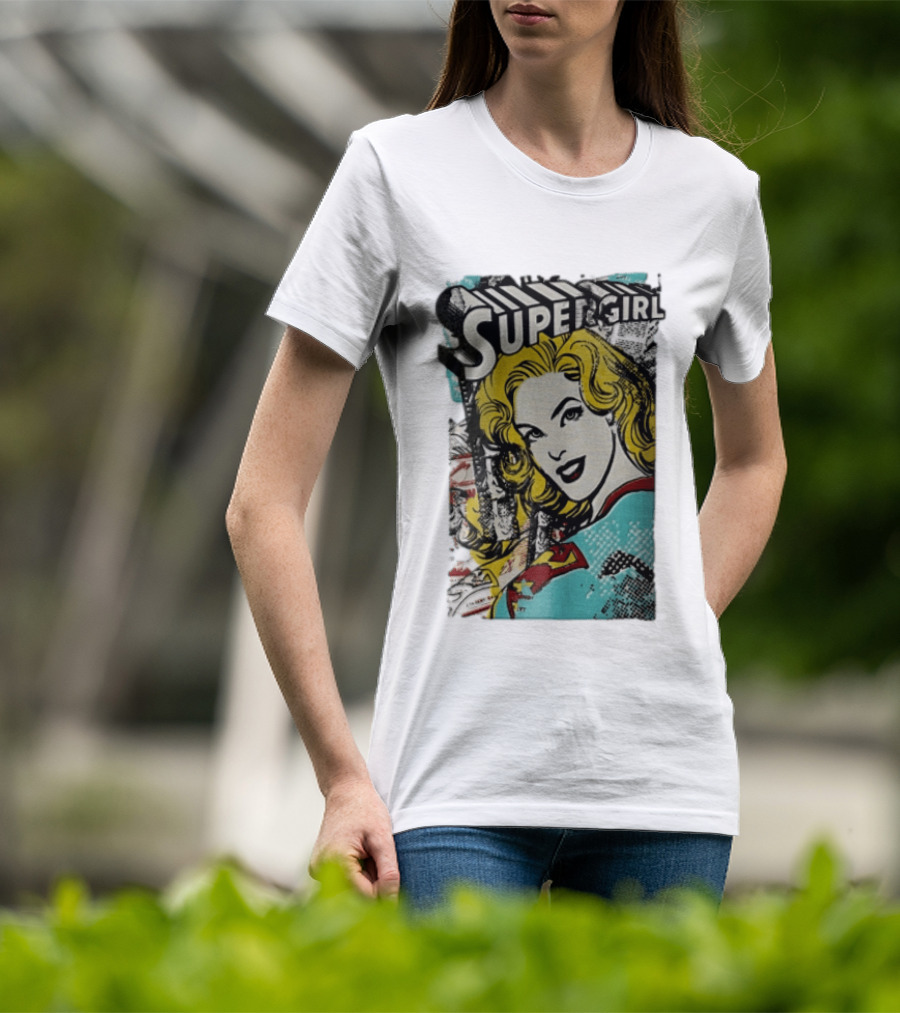 Supergirl DC Comics Blonde Woman Pop T-Shirt