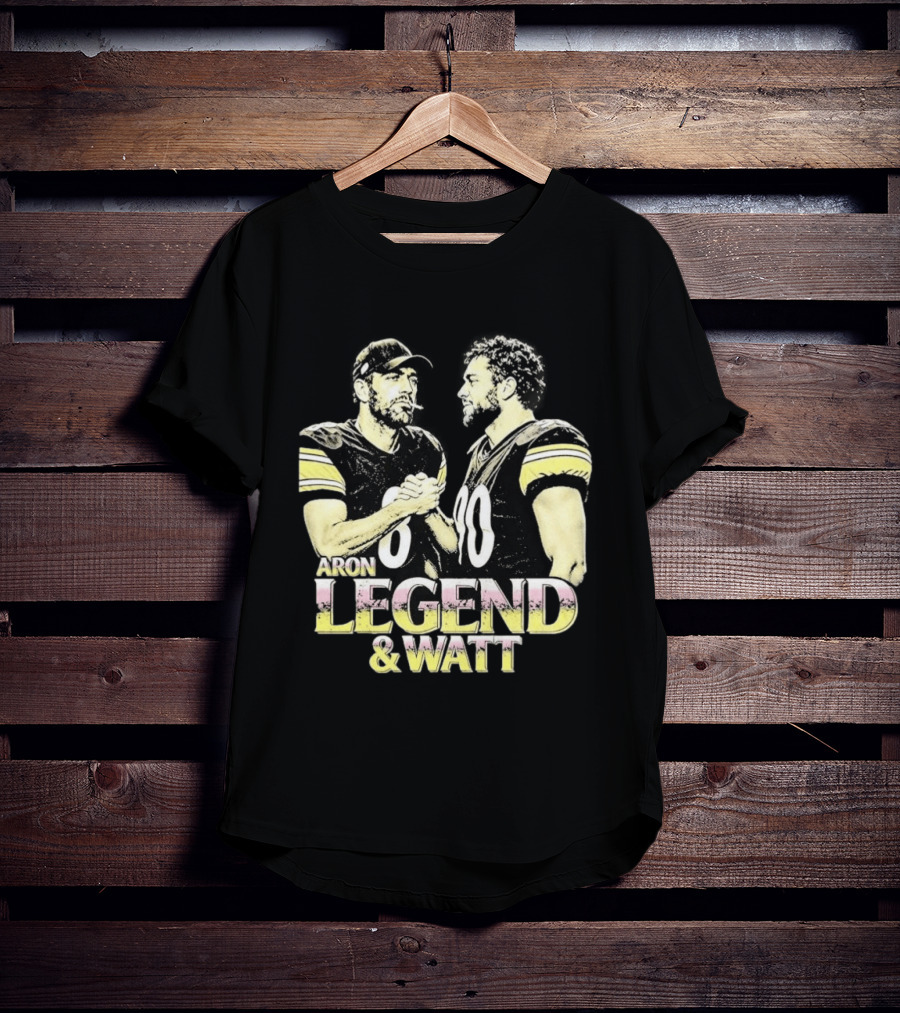 Aron Legend And Watt Steelers Connection T-Shirt