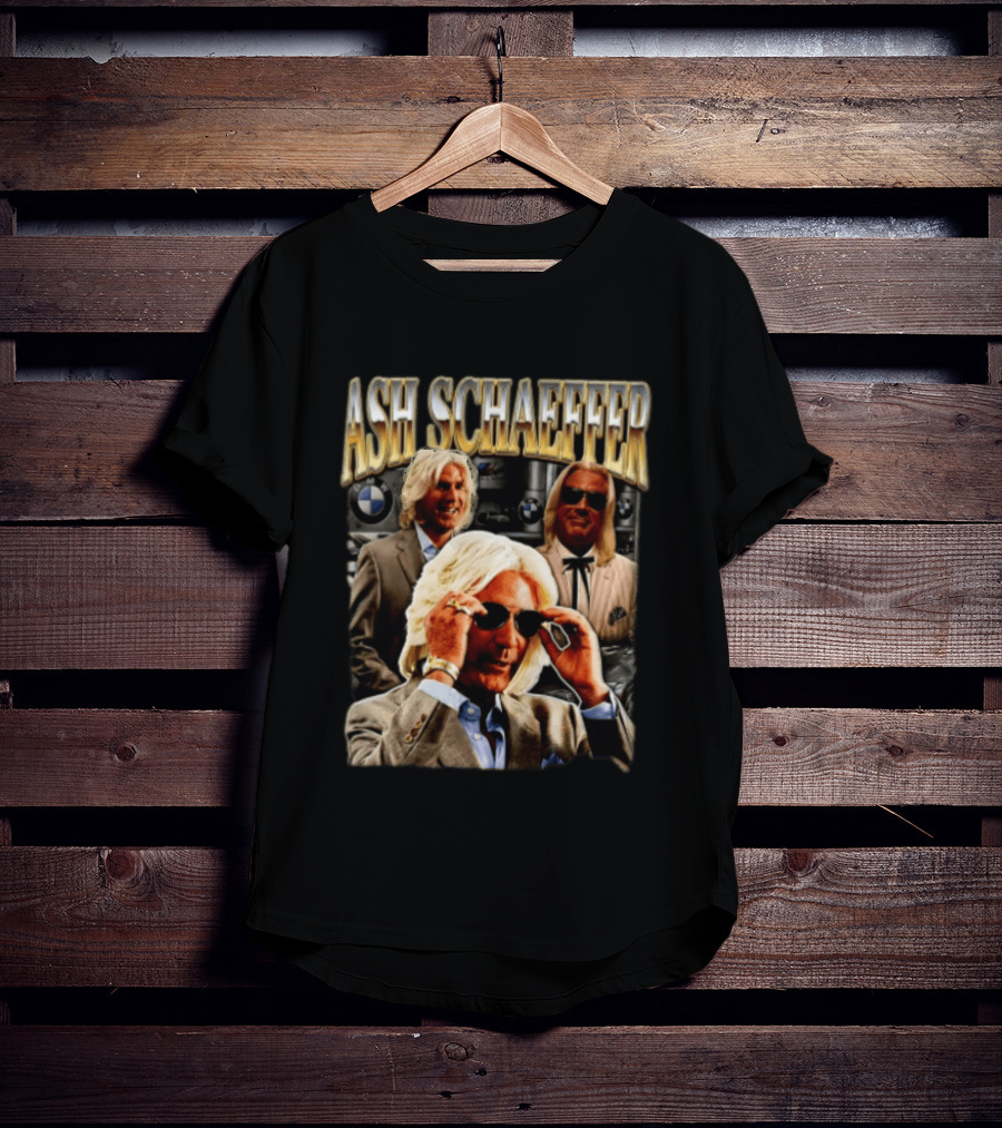 ASH SCHAEFFER Bootleg BMW Sunglasses Suit T-Shirt