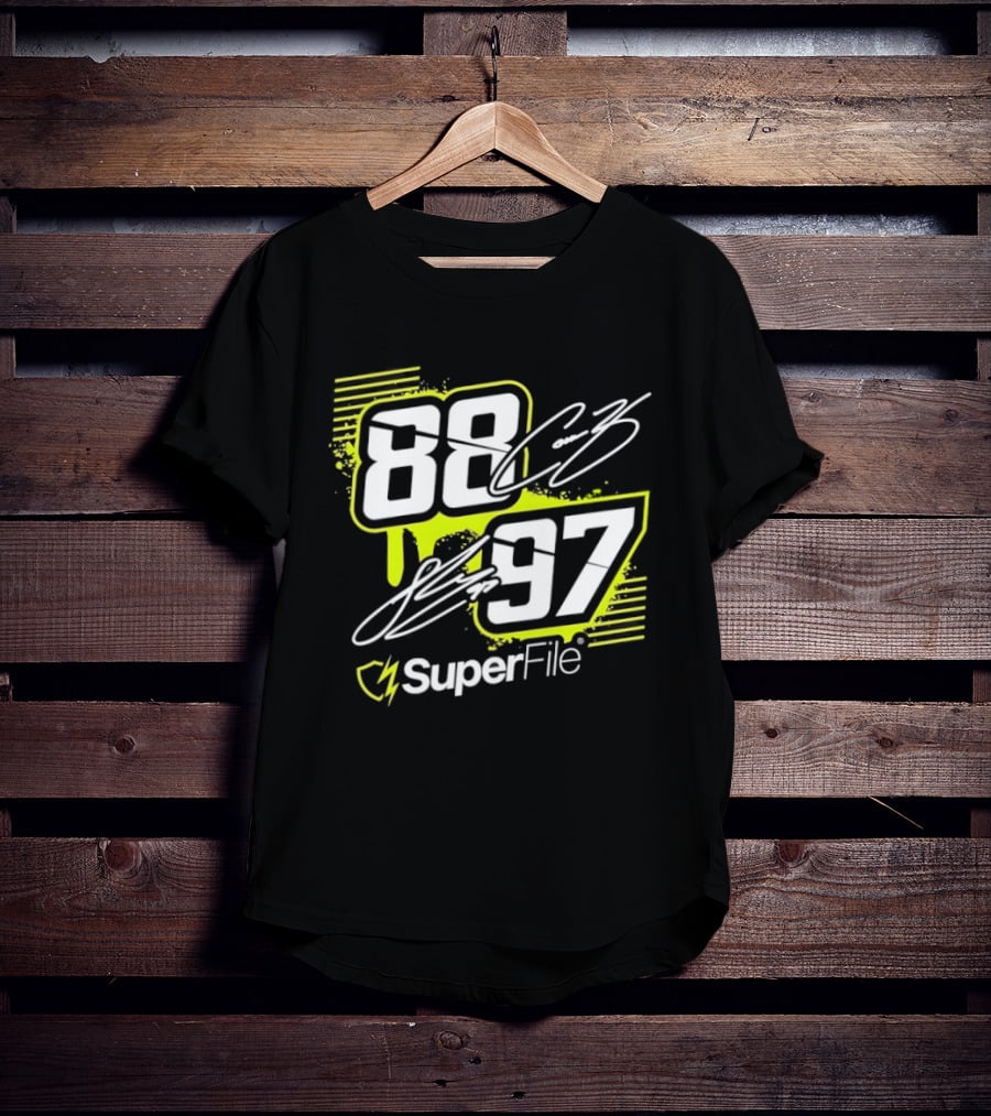 Connor Zilisch 88 Shane Van Gisbergen 97 SuperFile T-Shirt