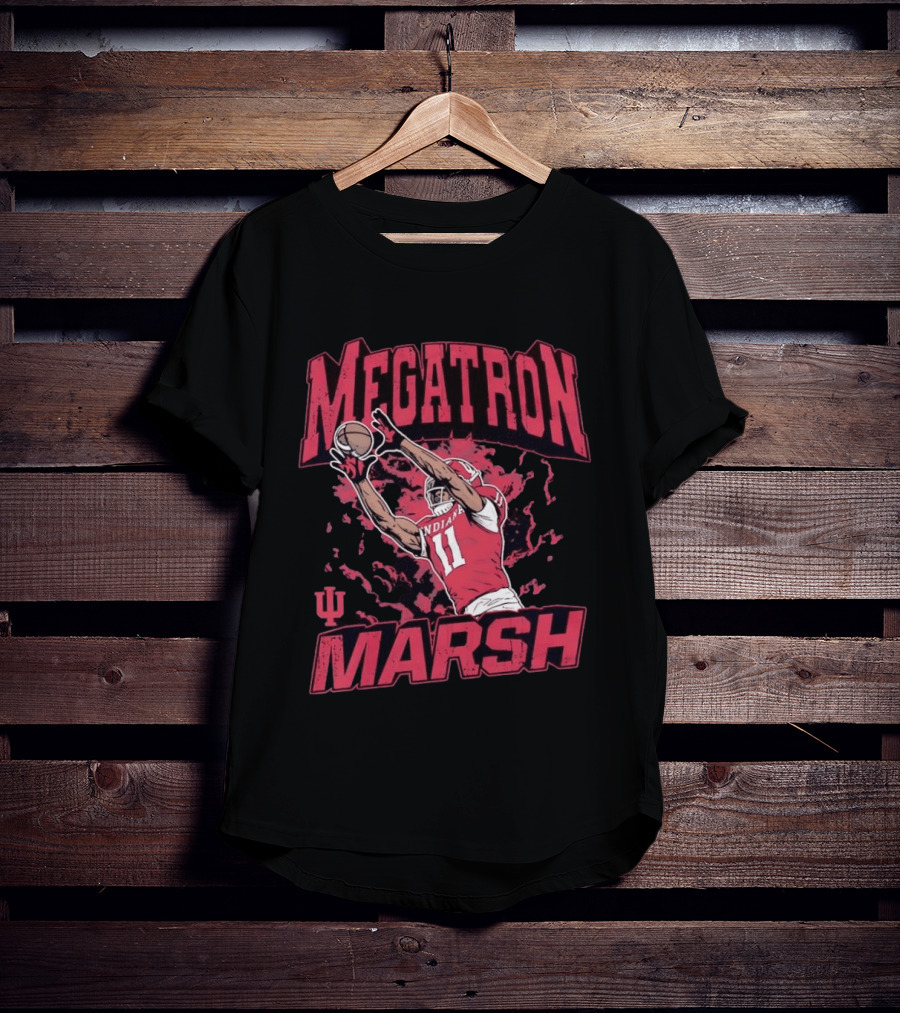 Megatron Marsh Indiana Hoosiers No 11 Football T-Shirt