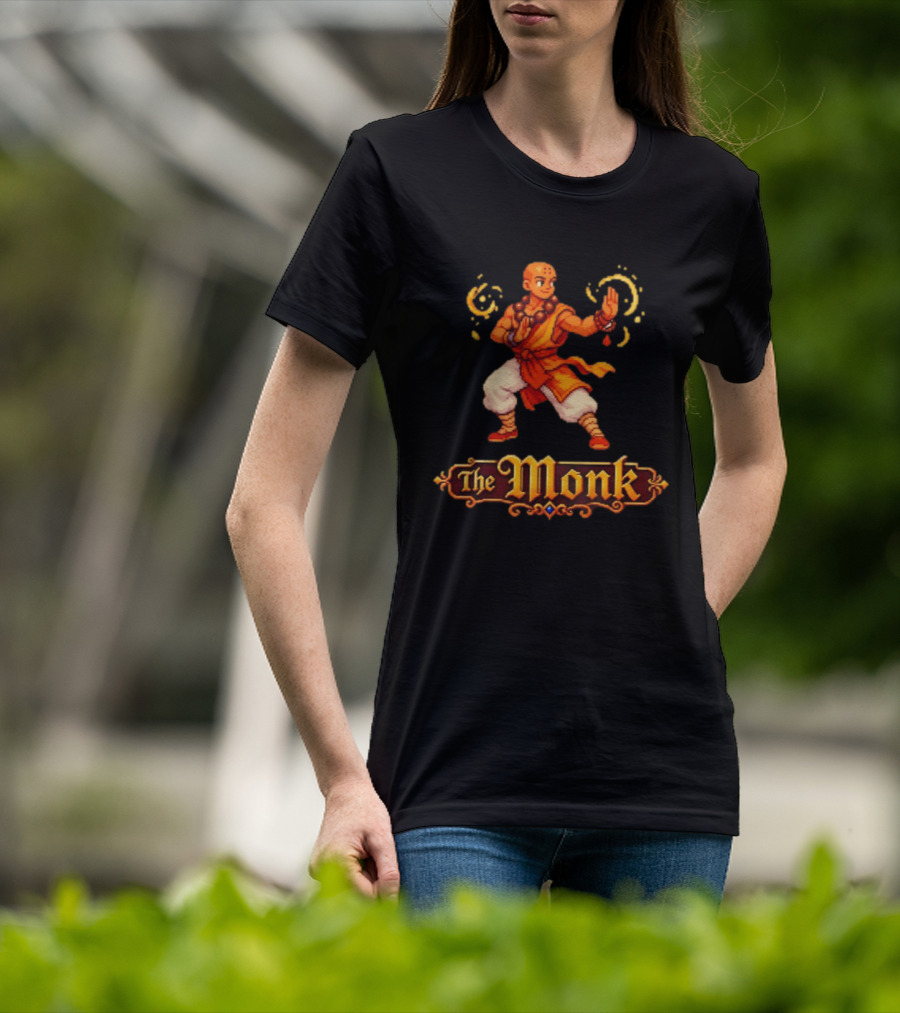 The Monk 16 Bit Retro Game T-Shirt