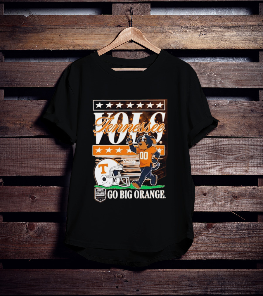 Tennessee Vols Smokey Go Big Orange ESPN College Gameday T-Shirt