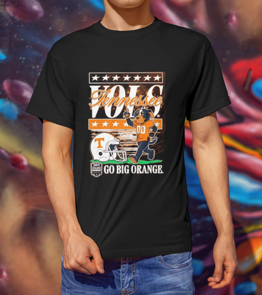 Tennessee Vols Smokey Go Big Orange ESPN College Gameday T-Shirt