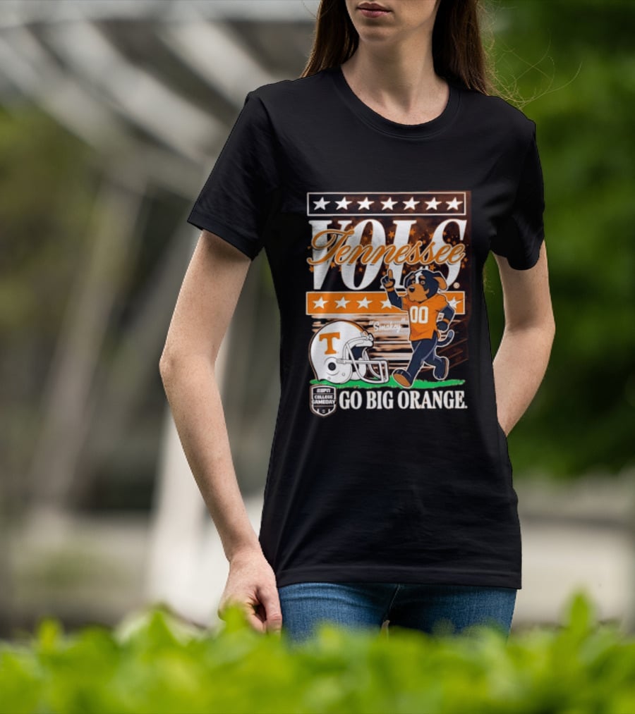 Tennessee Vols Smokey Go Big Orange ESPN College Gameday T-Shirt