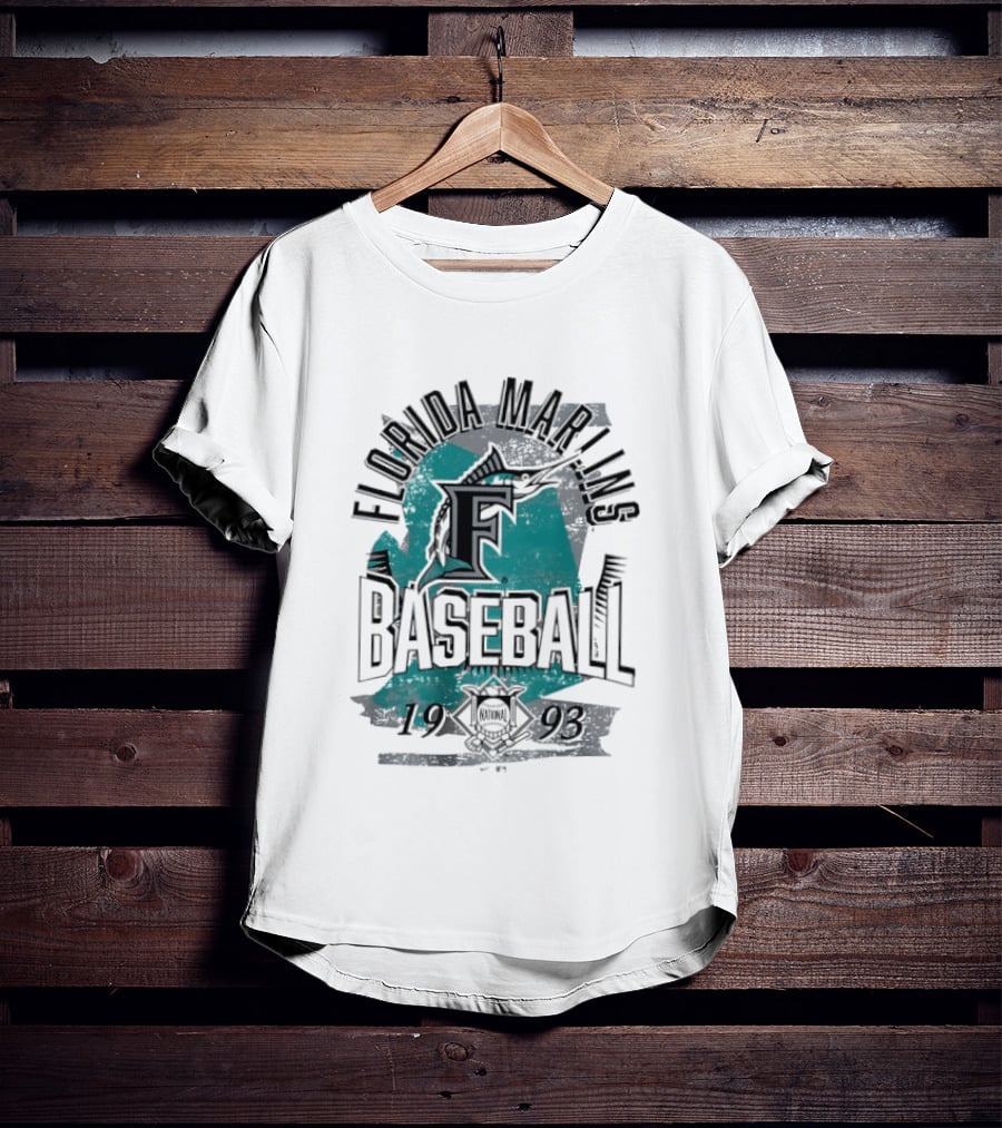 Florida Marlins Baseball 1993 National League T-Shirt