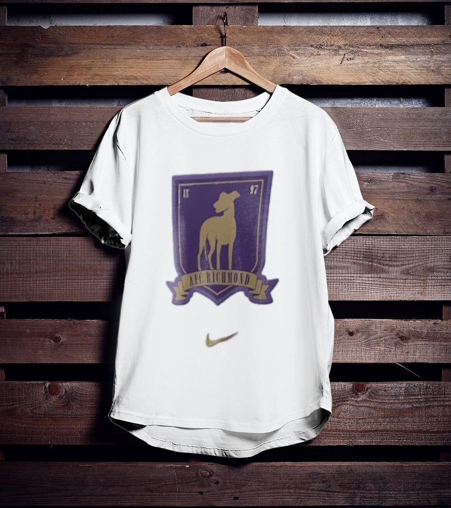 AFC Richmond Greyhound Dog Shield 1897 T-Shirt