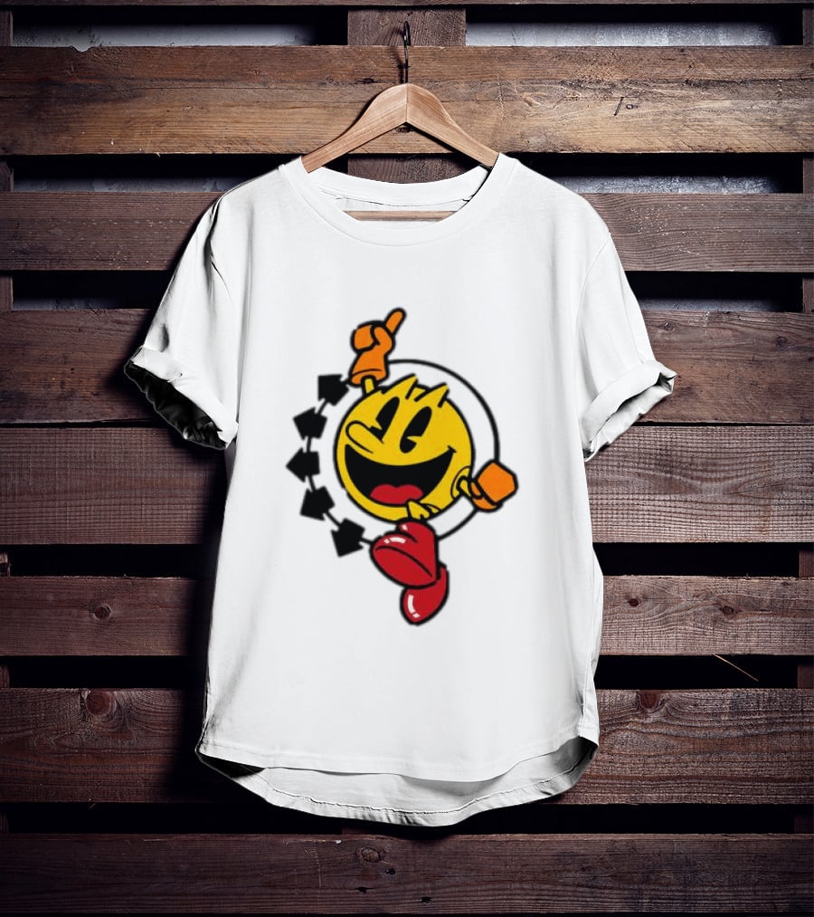 Pac Man X Blink 182 Smiley Collaboration T-Shirt