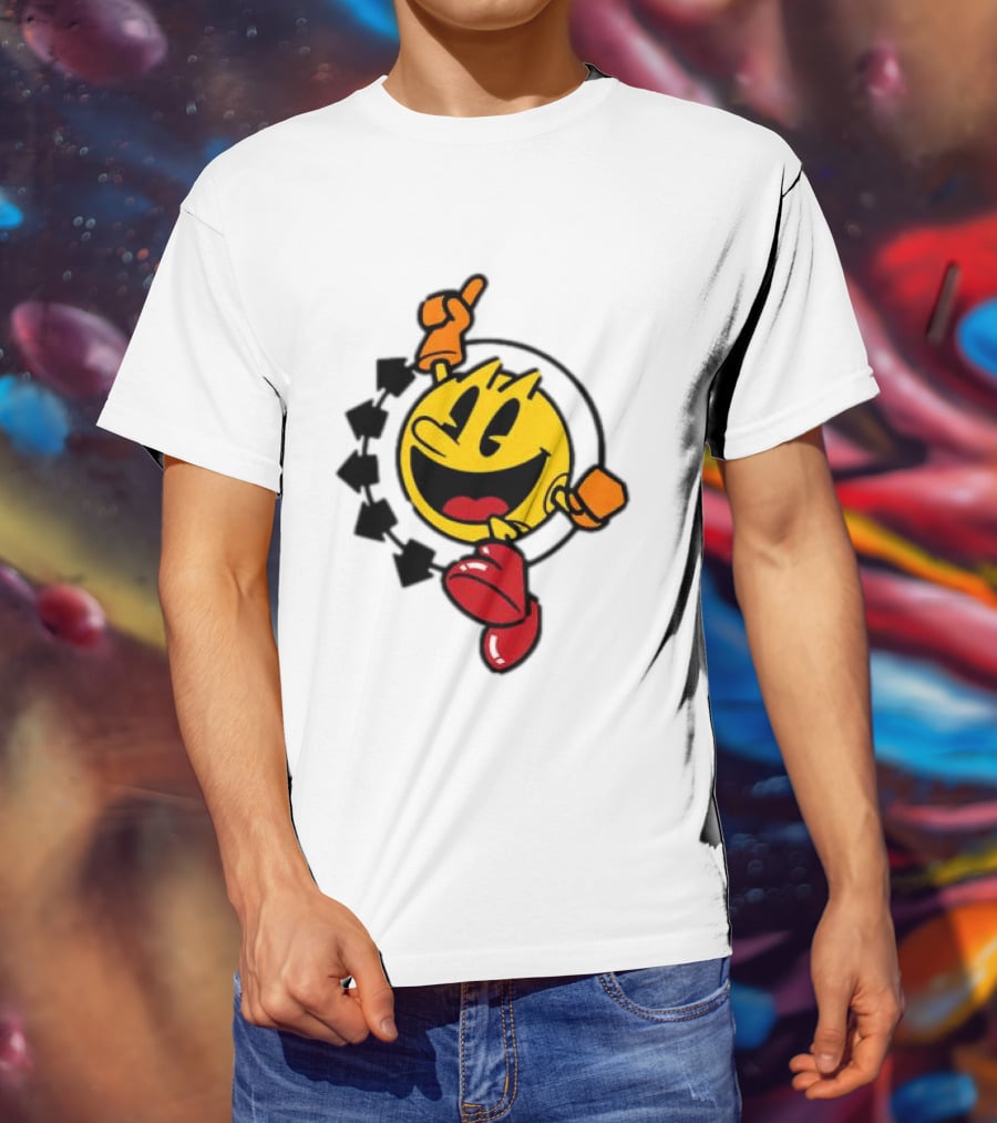 Pac Man X Blink 182 Smiley Collaboration T-Shirt