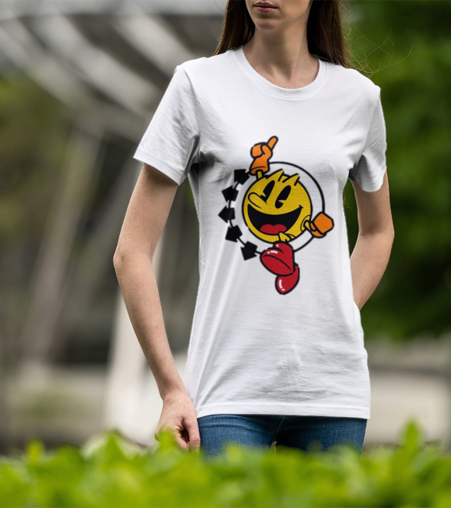 Pac Man X Blink 182 Smiley Collaboration T-Shirt