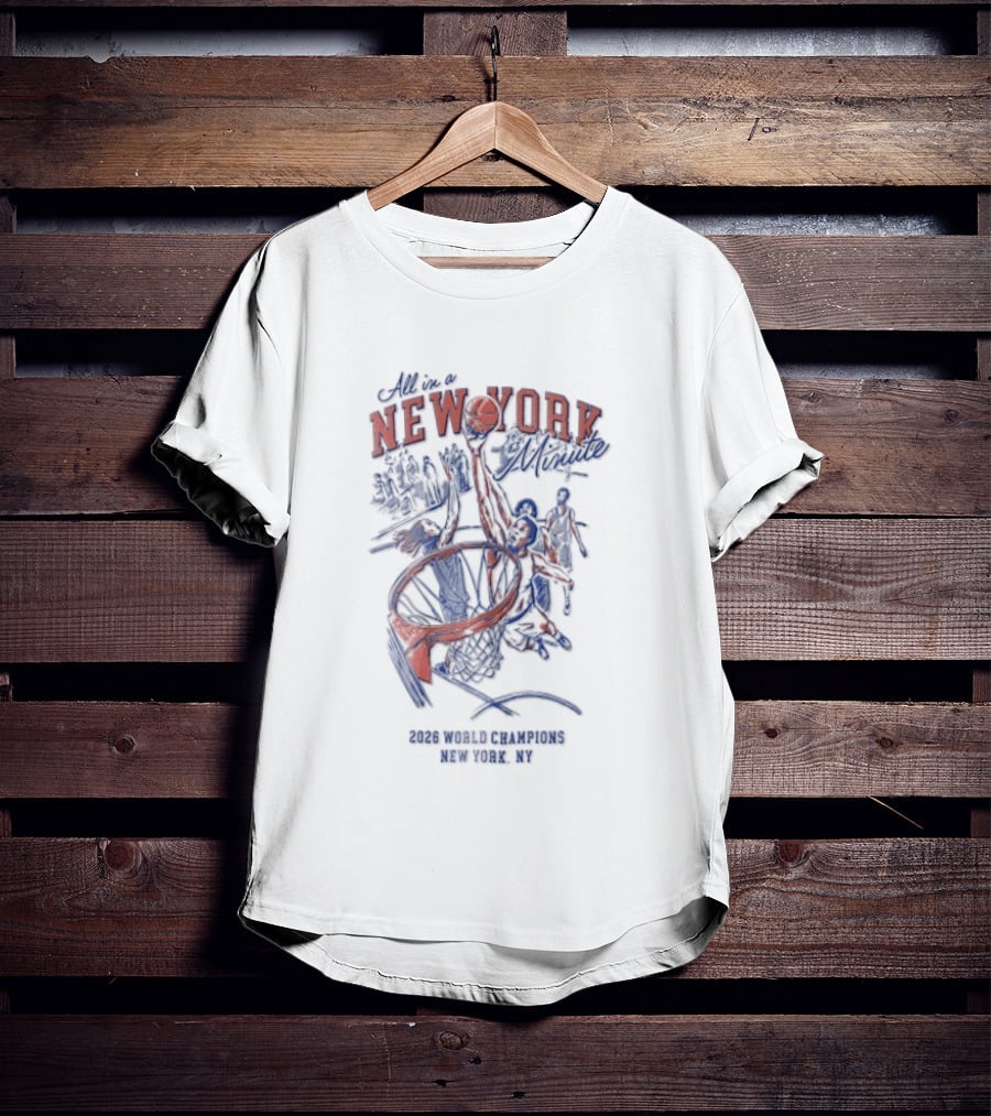 New York Knicks Slam Dunk Basketball Championships NYC 2026 T-Shirt