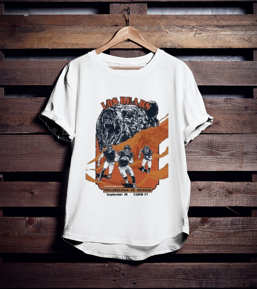 Philadelphia Eagles Vs Chicago Los Bears September 28 2026 Soldier Field Week 3 1:15 PM T-Shirt