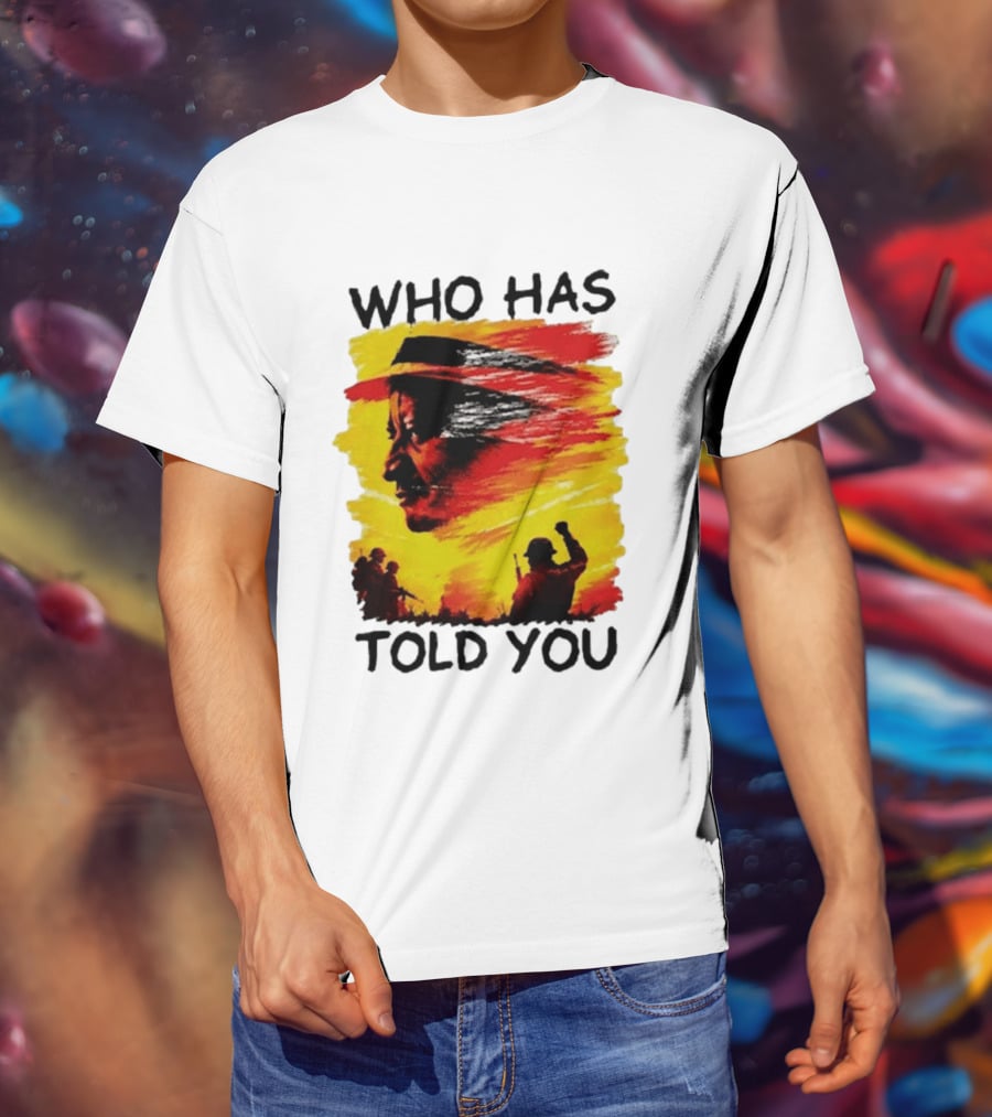 Edwin Sifuna Wears Raila Odinga's Who Has Told You T-Shirt