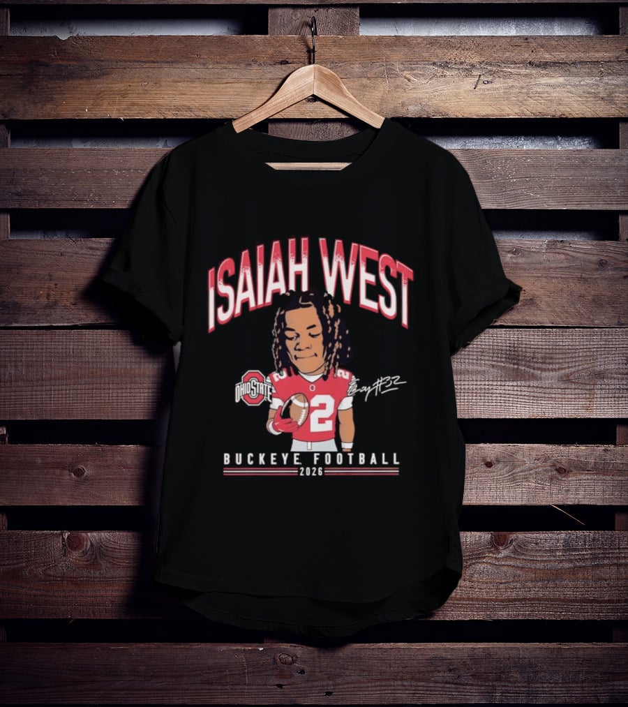 2026 Ohio State Buckeyes Isaiah West Buckeye Football T-Shirt