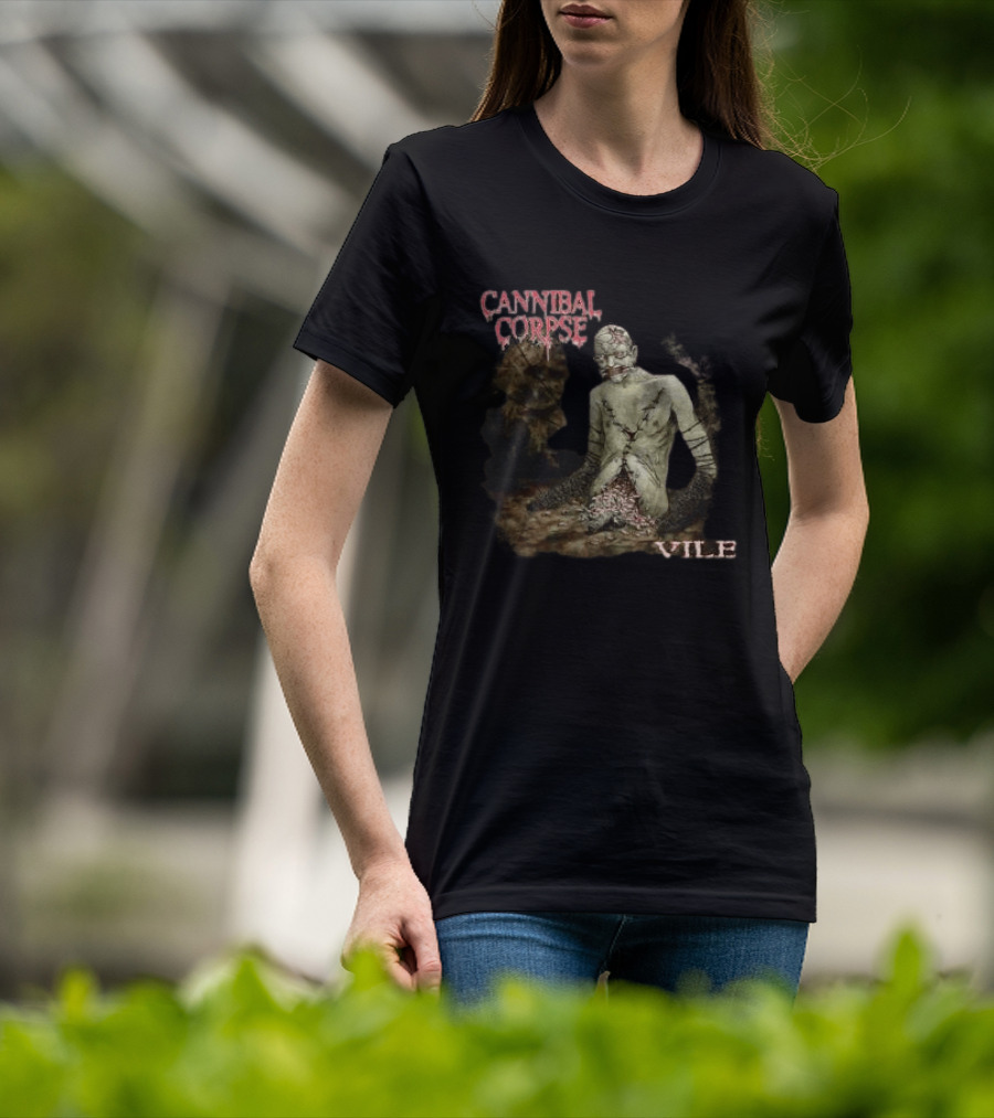 Cannibal Corpse Stab Hack Slash Kill Vile Album T-Shirt