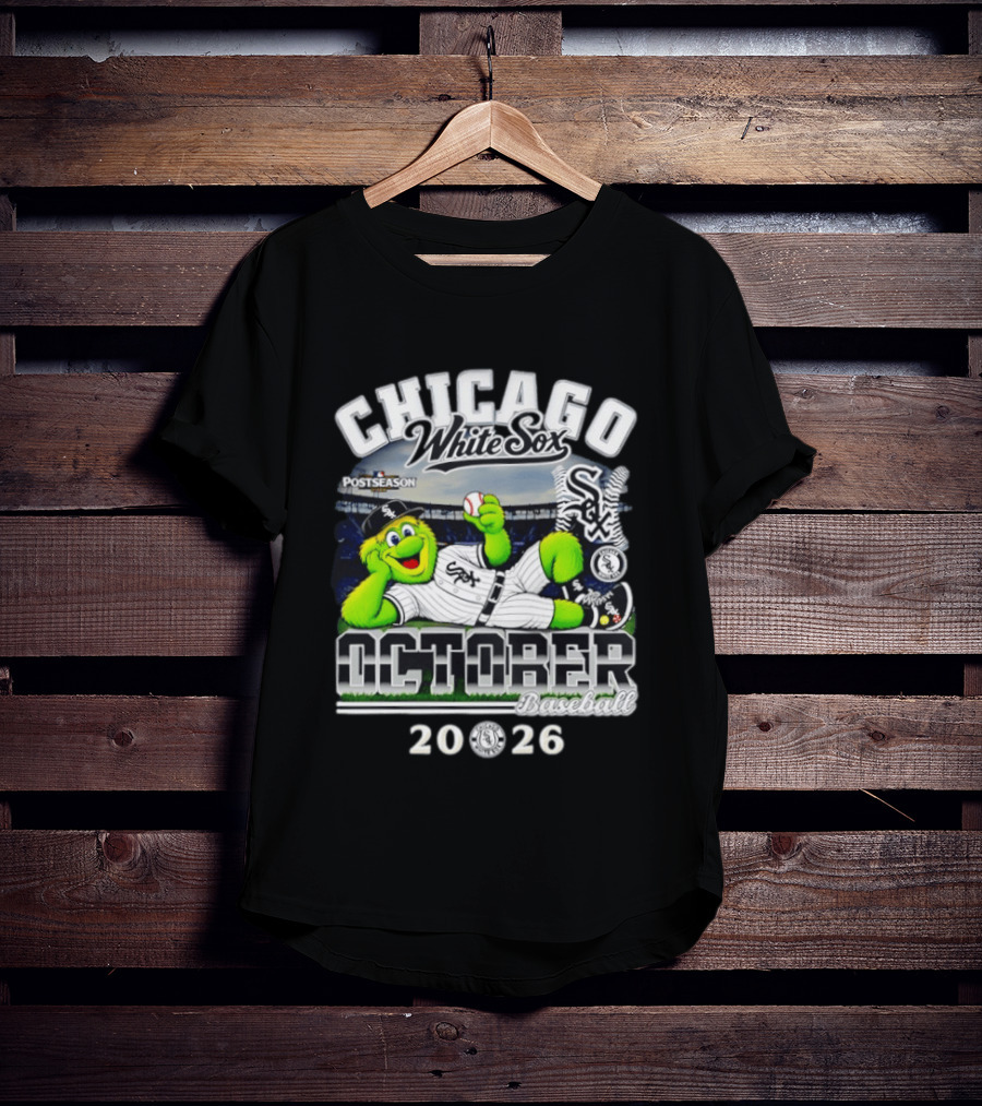 Chicago White Sox Southpaw Mascot 2026 MLB Postseason October Baseball T-Shirt