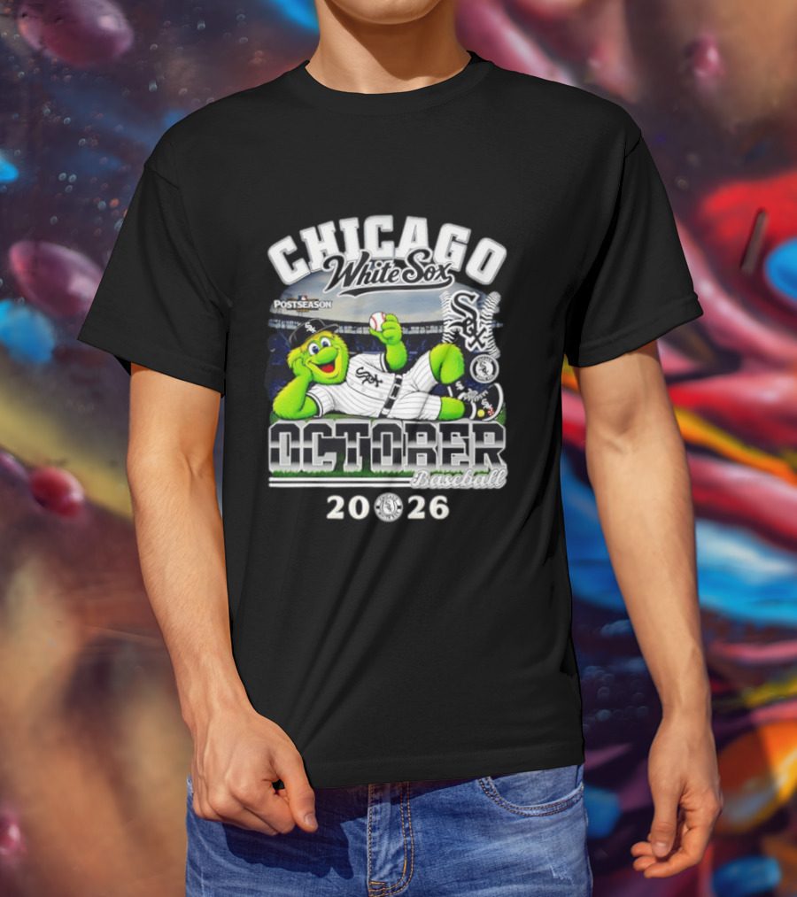Chicago White Sox Southpaw Mascot 2026 MLB Postseason October Baseball T-Shirt