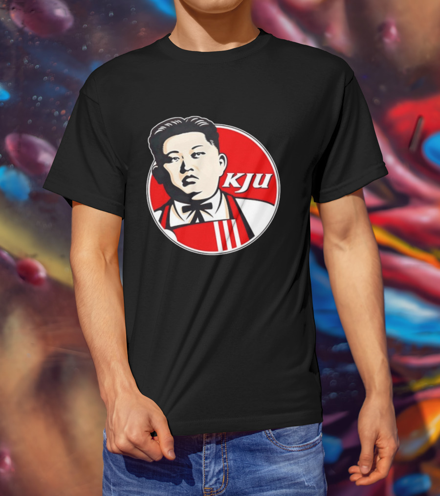 KJU Parody Red Circle Colonel Inspired It's Not KFC T-Shirt