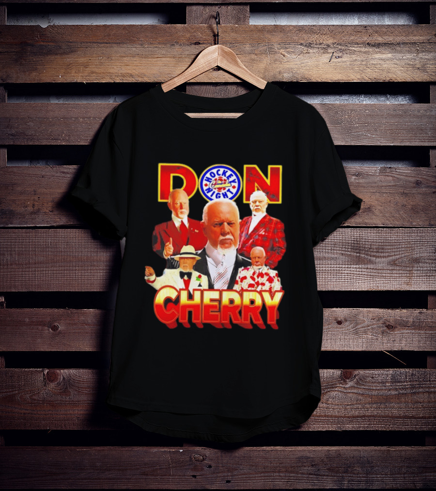 Hockey Night Don Cherry Boston Bruins Bootleg T-Shirt