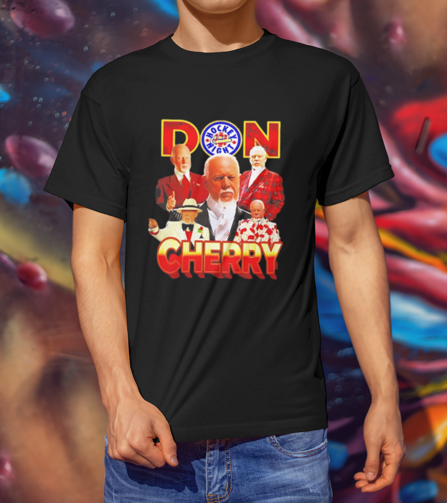 Hockey Night Don Cherry Boston Bruins Bootleg T-Shirt