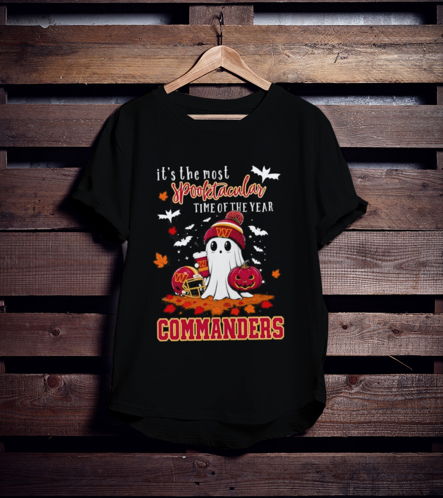 It's The Most Spooktacular Time Of The Year Washington Commanders Halloween T-Shirt