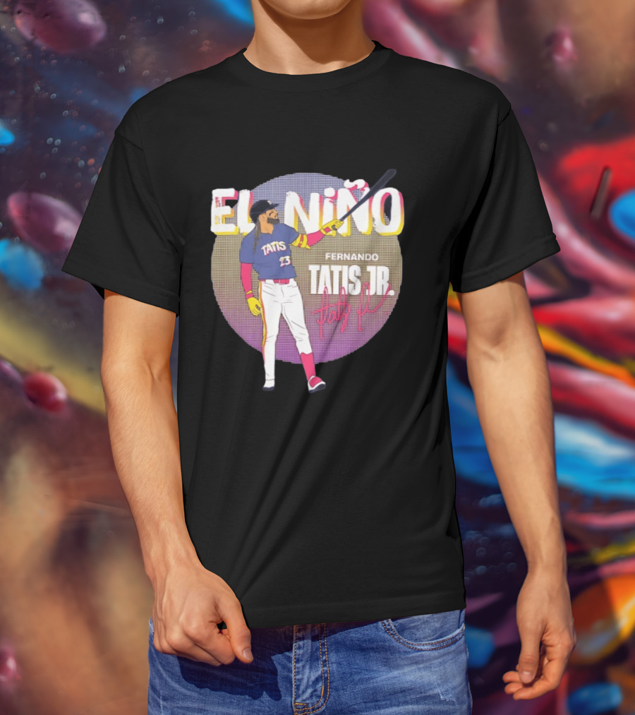 Fernando Tatis Jr. El Niño San Diego Padres Batting T-Shirt